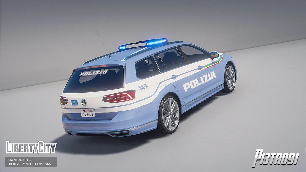 Volkswagen Passat Polizia di Stato v1.0 / GTA 5