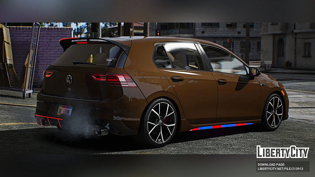 Volkswagen Golf 8R Police Modern Lights / GTA 5