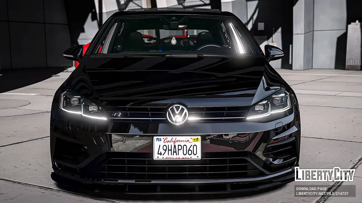 Volkswagen Golf 7.5 R 2018 Akrapovic / GTA 5
