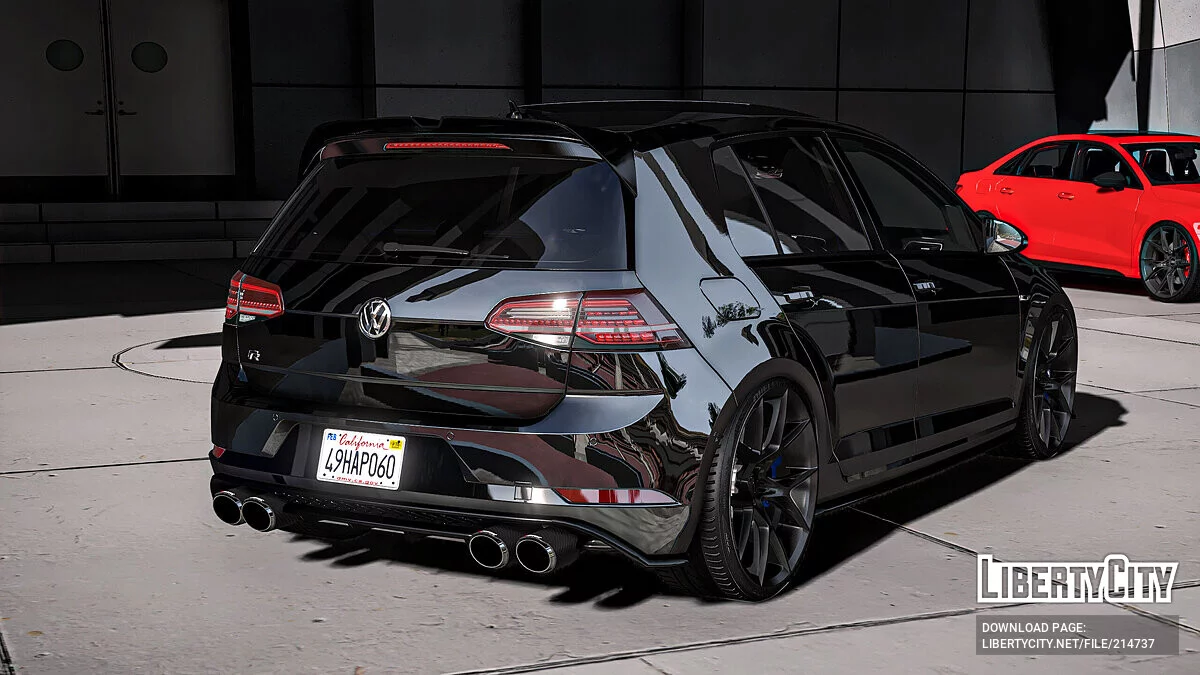 Volkswagen Golf 7.5 R 2018 Akrapovic / GTA 5