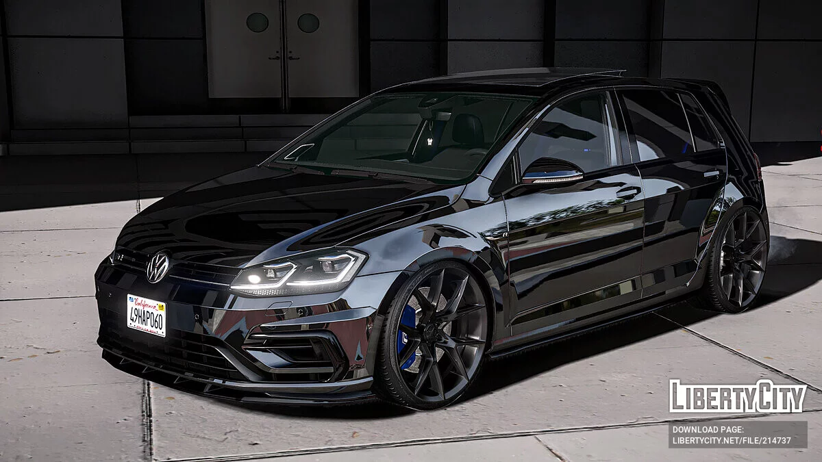Volkswagen Golf 7.5 R 2018 Akrapovic / GTA 5