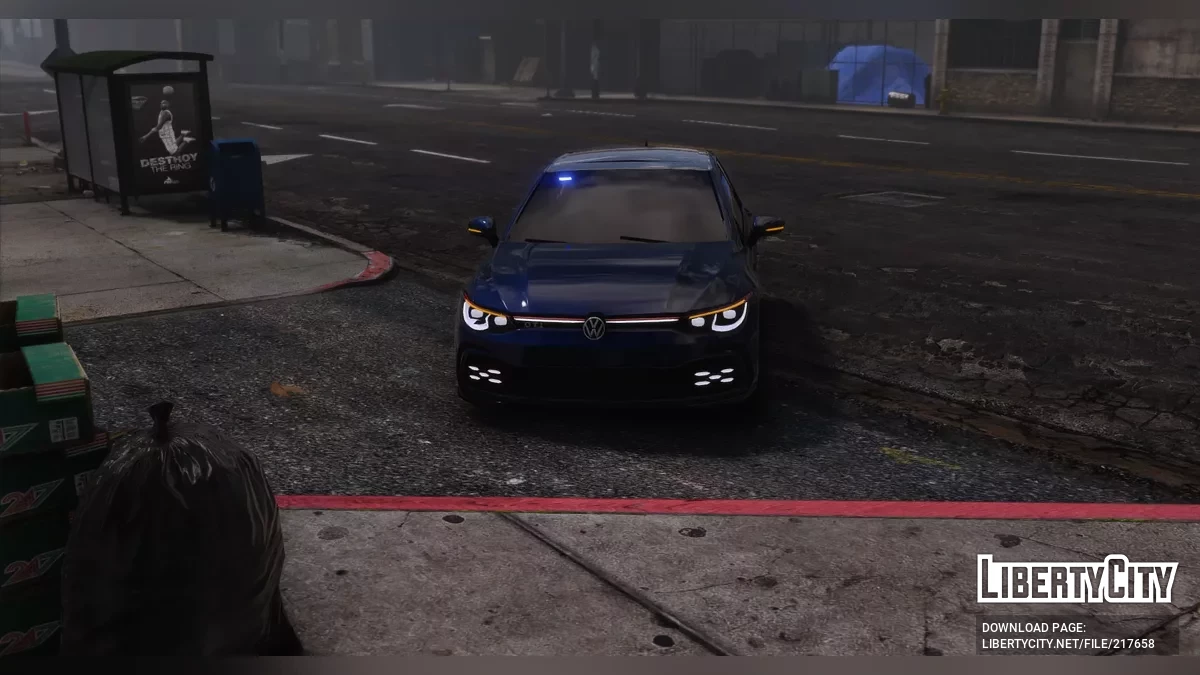 Volkswagen Golf GTI Unmarked / GTA 5