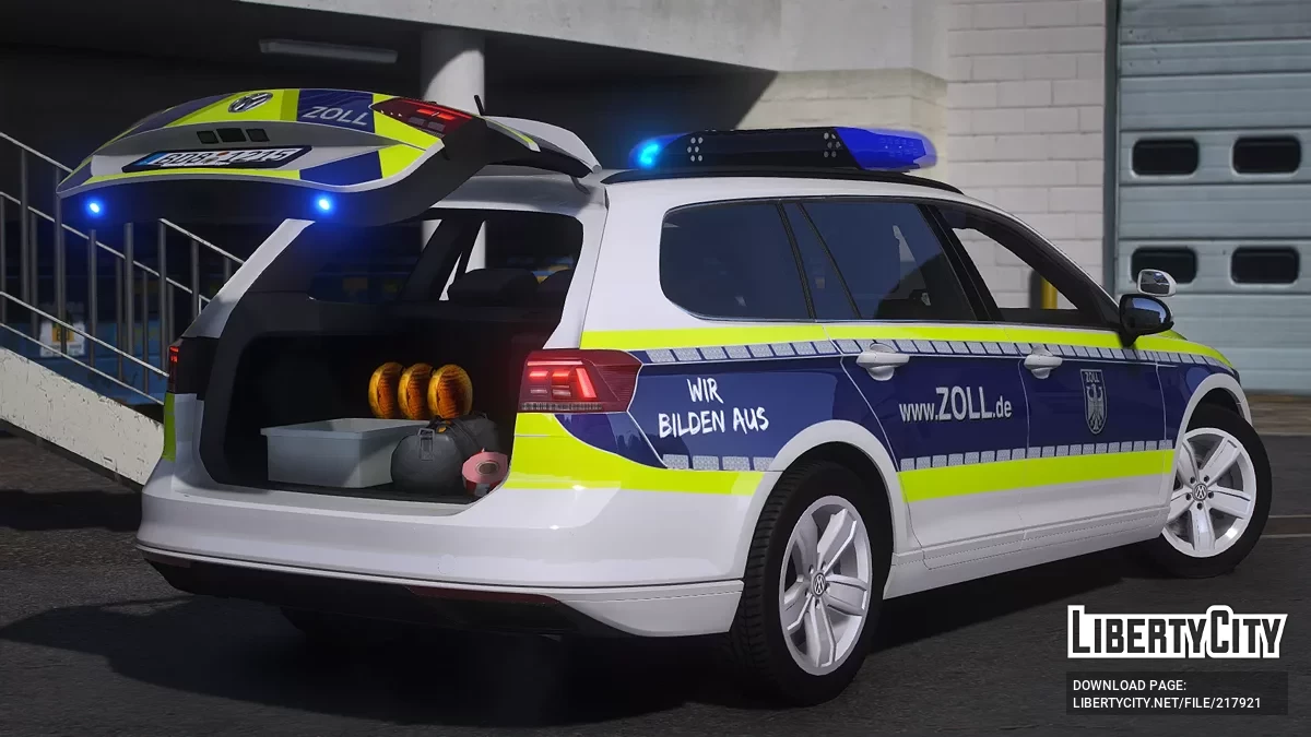Volkswagen Passat B8 Facelift FuStw Zoll / GTA 5