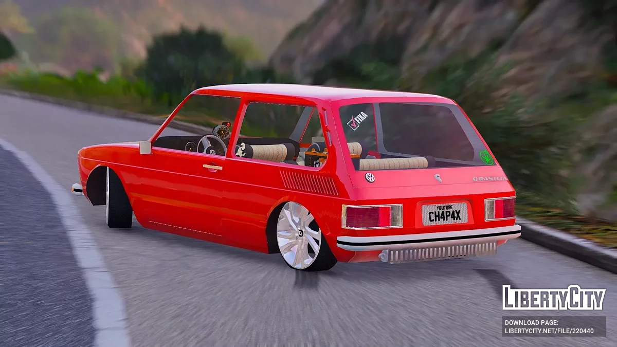 1974 Volkswagen Brasilia Lowered v2.0 / GTA 5