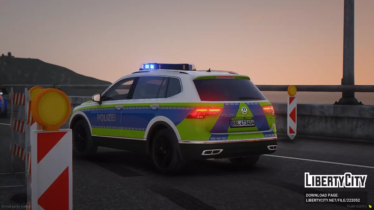 Volkswagen Tiguan Polizei Brandenburg / GTA 5