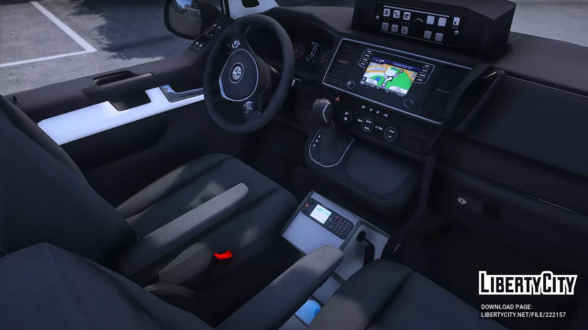 Volkswagen Transporter T6 LR Polizei Niedersachsen FuStw / GTA 5