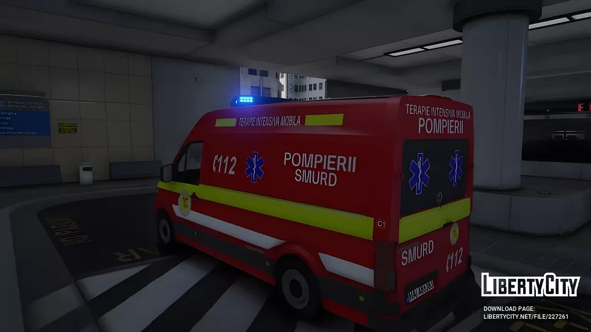 Volkswagen Crafter Smurd / GTA 5