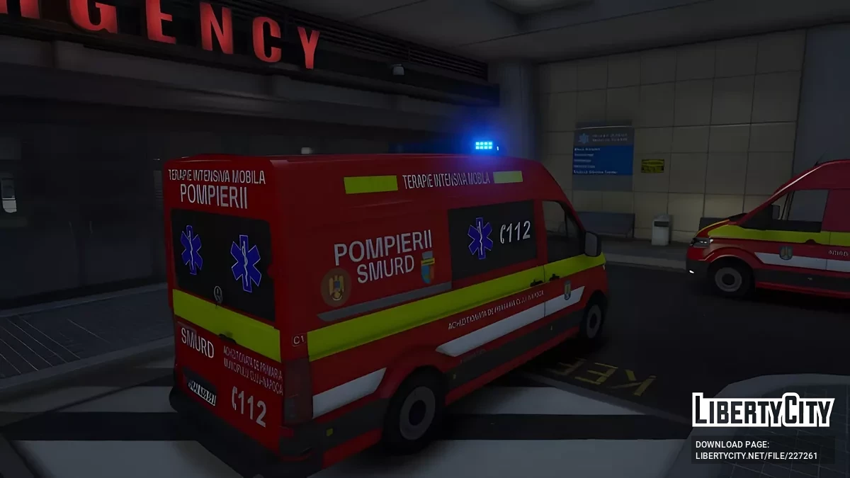 Volkswagen Crafter Smurd / GTA 5