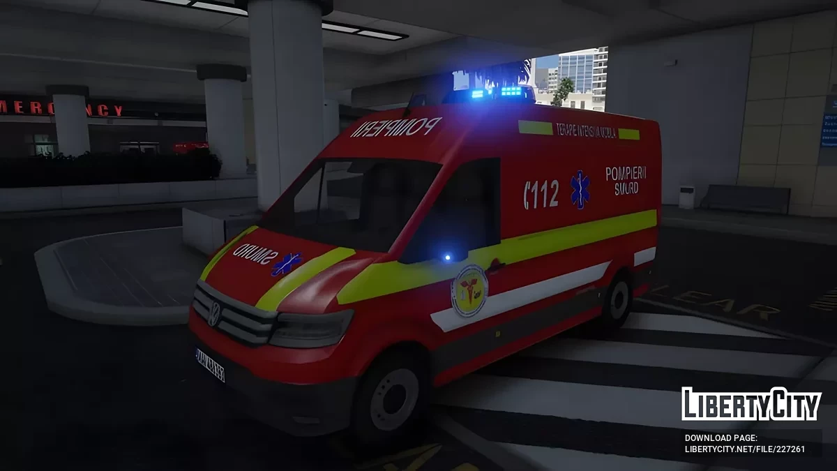 Volkswagen Crafter Smurd / GTA 5