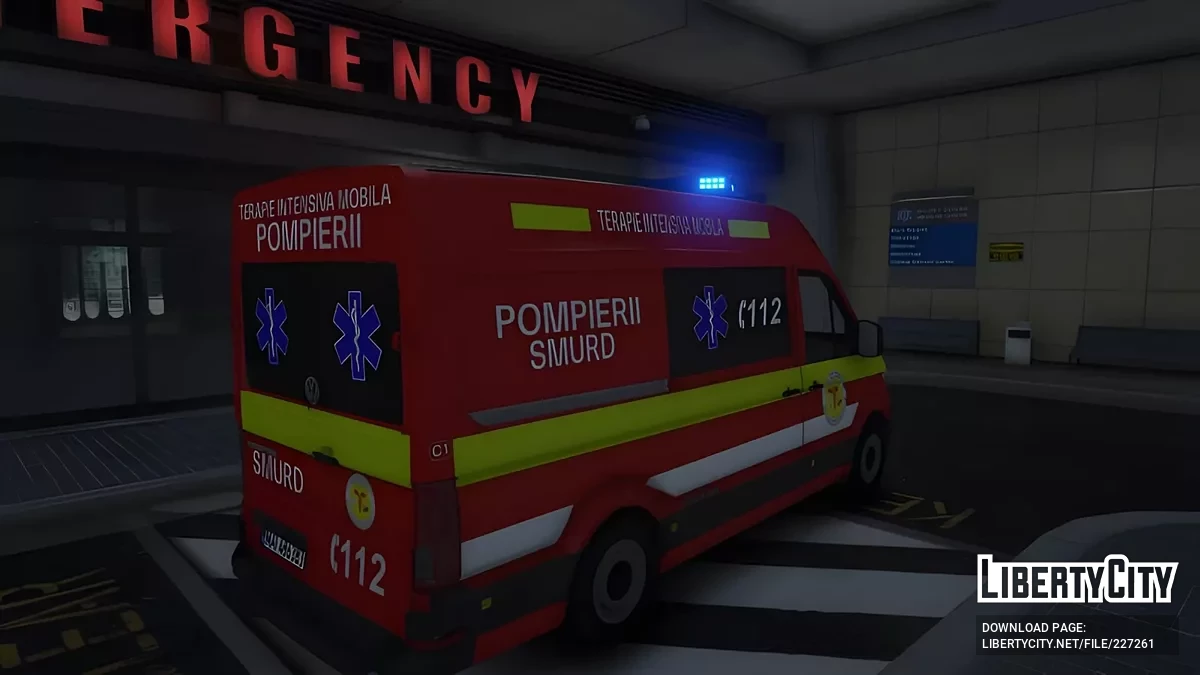 Volkswagen Crafter Smurd / GTA 5