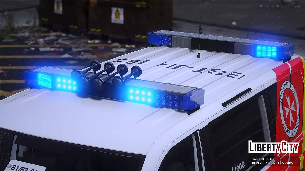 Volkswagen Transporter T6 Johanniter Bärenstein / GTA 5