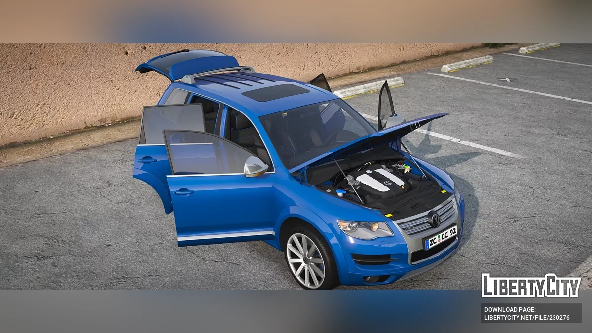 Volkswagen Touareg R50 2008 года / GTA 5