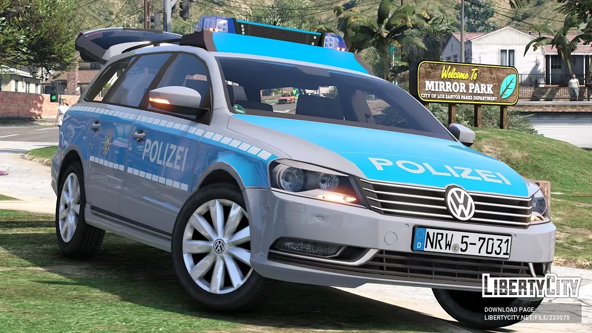 Volkswagen Passat B7 Polizei NRW / GTA 5