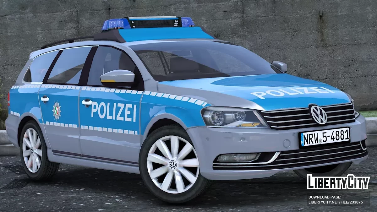 Volkswagen Passat B7 Polizei NRW / GTA 5