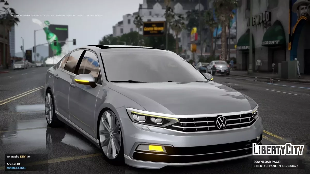 Volkswagen Passat B8 / GTA 5