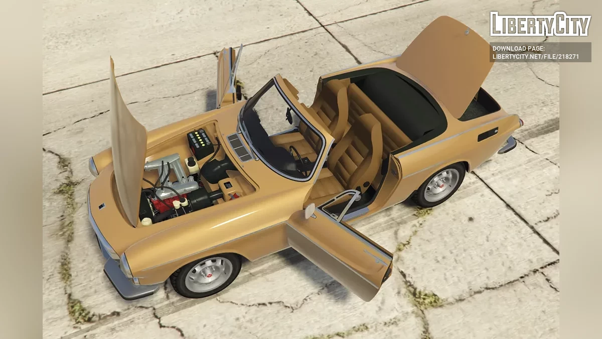 Volvo 1800 Convertible v1.0 / GTA 5
