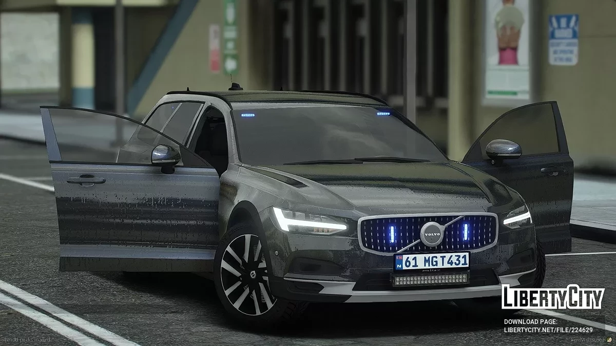 2022 Volvo V90 Cross Country Unmarked Police / GTA 5