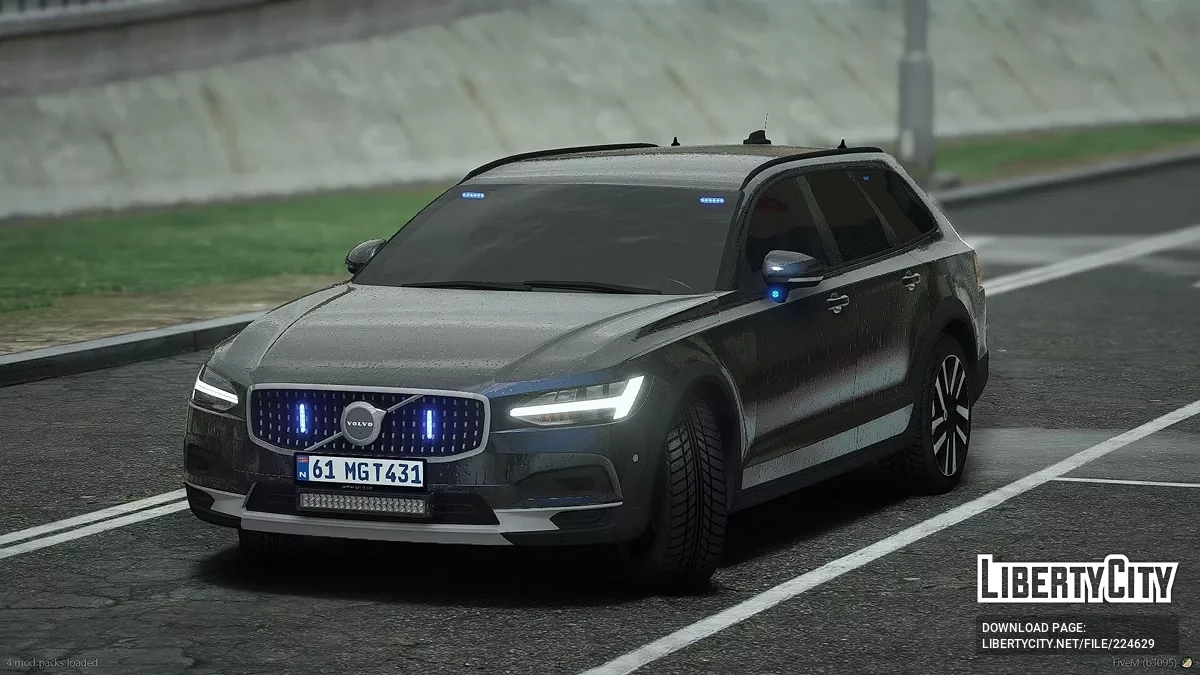 2022 Volvo V90 Cross Country Unmarked Police / GTA 5