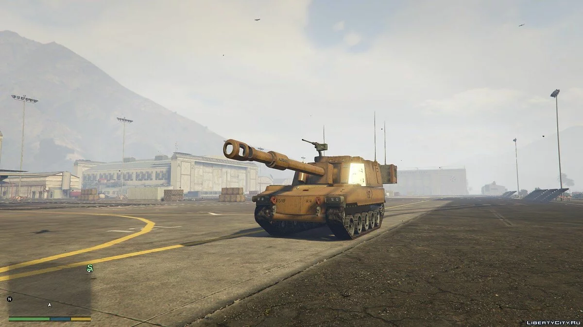 M109 (SAU) Paladin + Machine Gun 0.01 / GTA 5