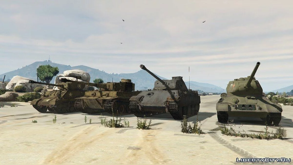 World War II Tanks Pack 1.0 / GTA 5