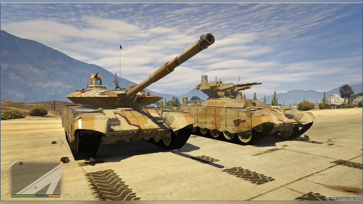 T-90MS and BMPT-72