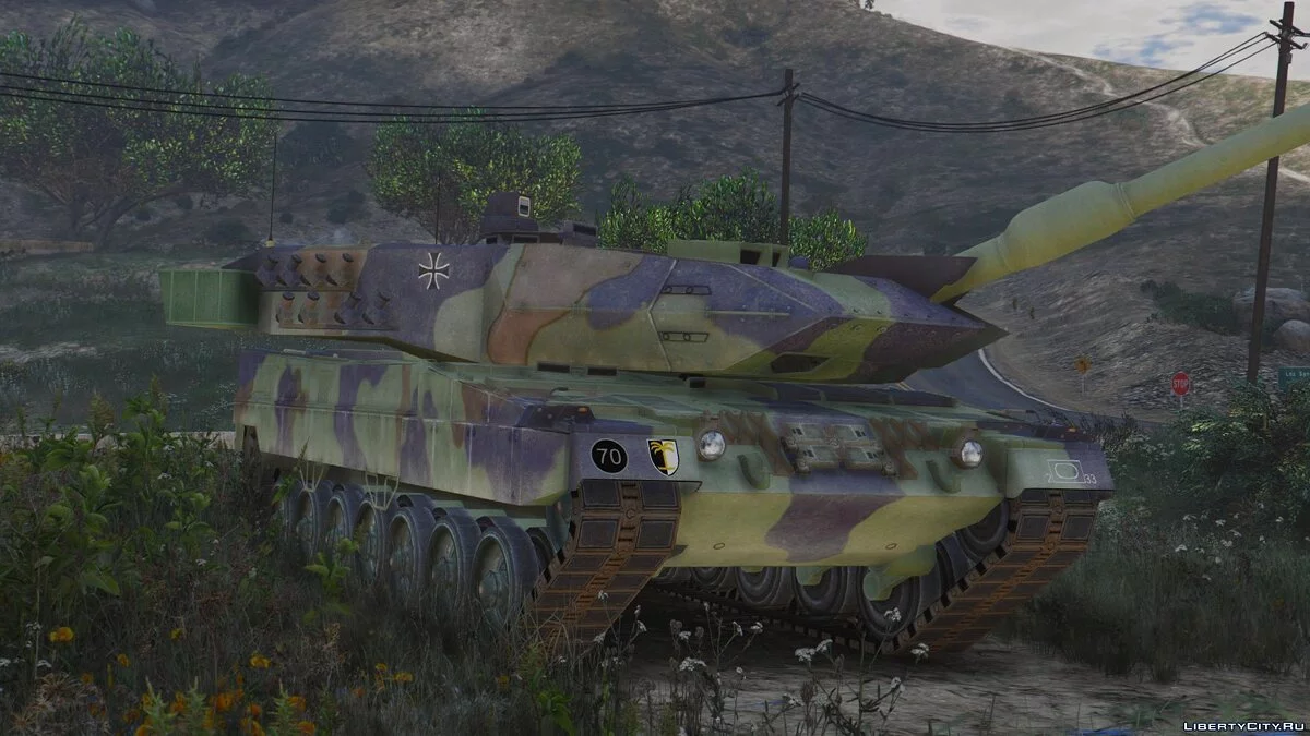 Leopard 2A6 German MBT [Add-On] 1.1 / GTA 5