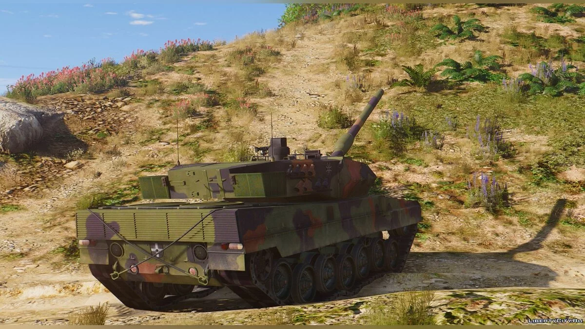 Leopard 2A6 German MBT [Add-On] 1.1 / GTA 5