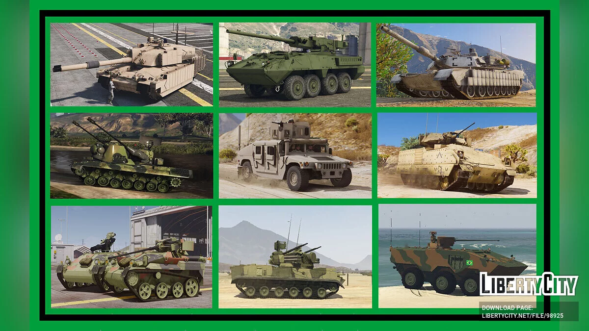 Armored Vehicles [Add-On] Pack 6.5 / GTA 5