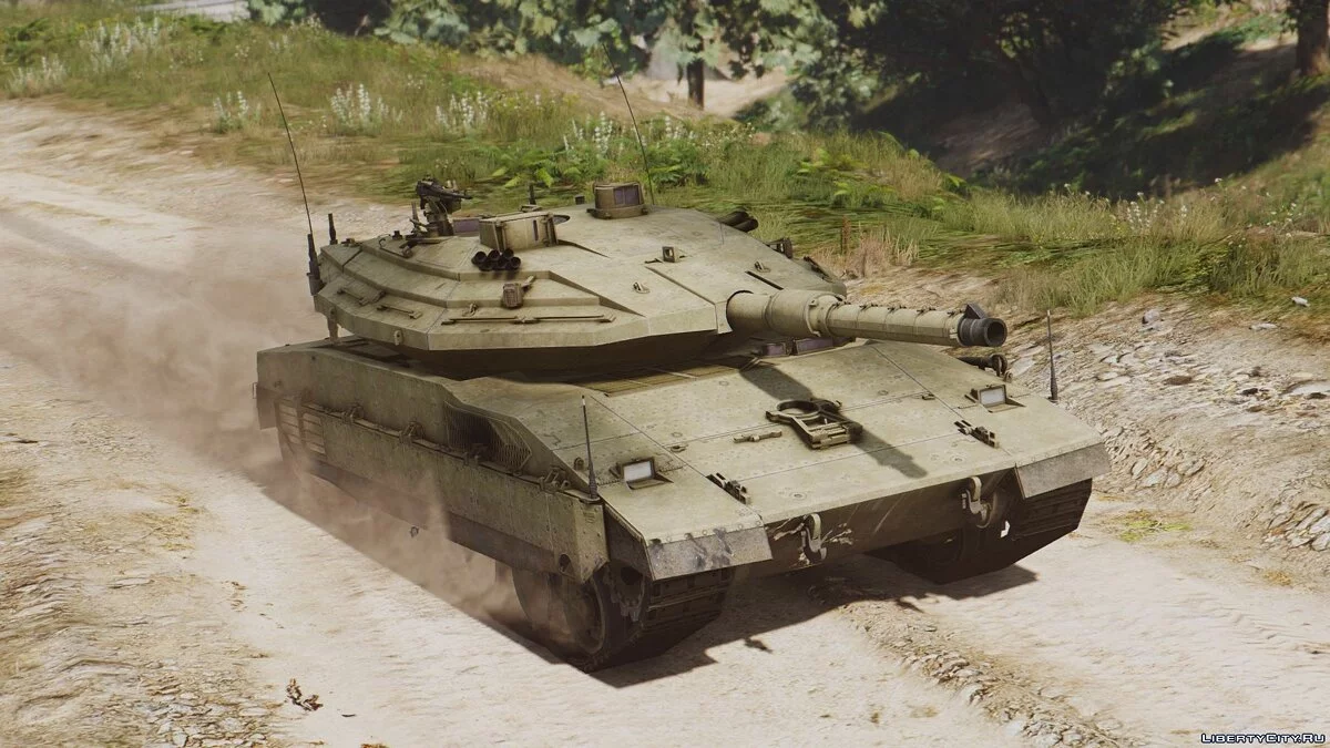 Merkava Mk.IV Israeli MBT [Custom weapons | Add-On] / GTA 5