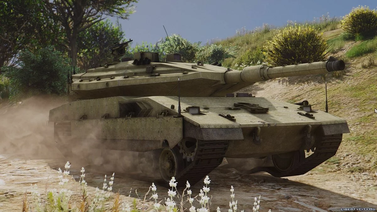 Merkava Mk.IV Israeli MBT [Custom weapons | Add-On] / GTA 5