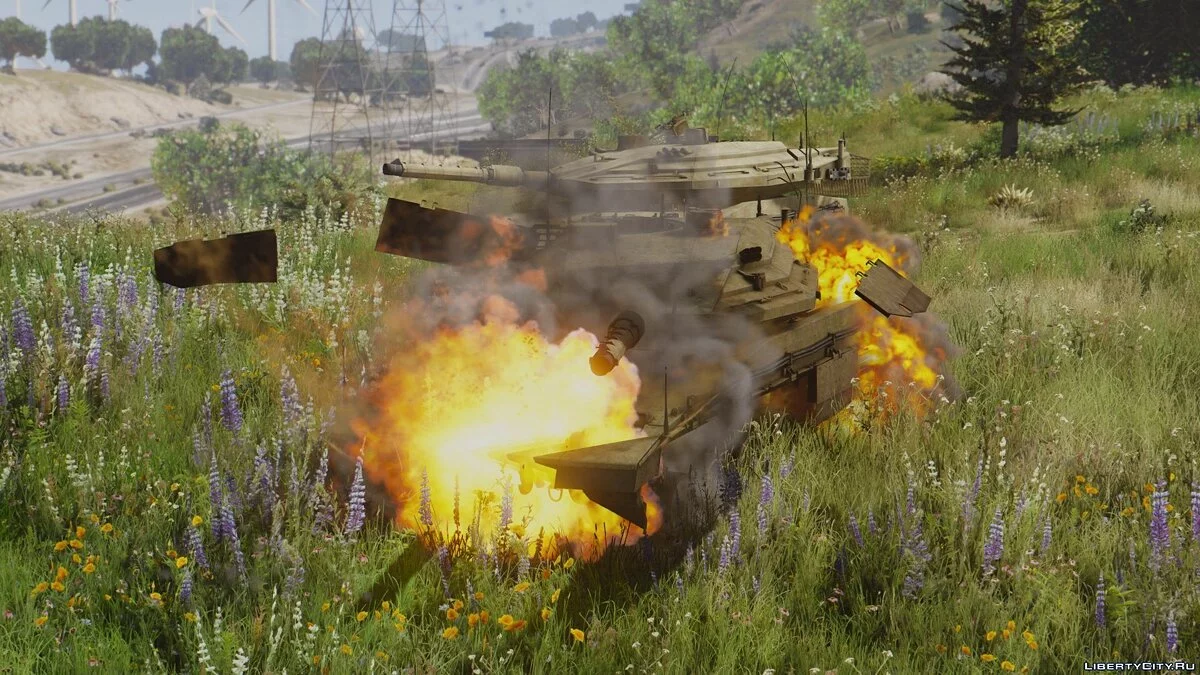 Merkava Mk.IV Israeli MBT [Custom weapons | Add-On] / GTA 5