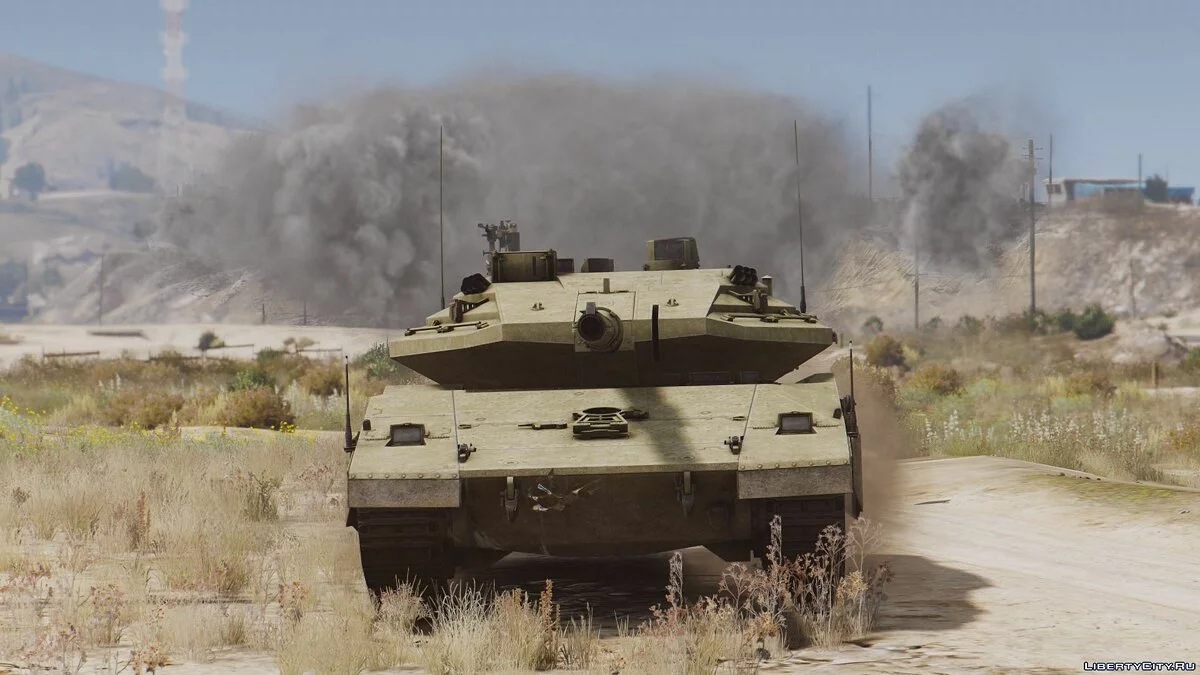 Merkava Mk.IV Israeli MBT [Custom weapons | Add-On] / GTA 5