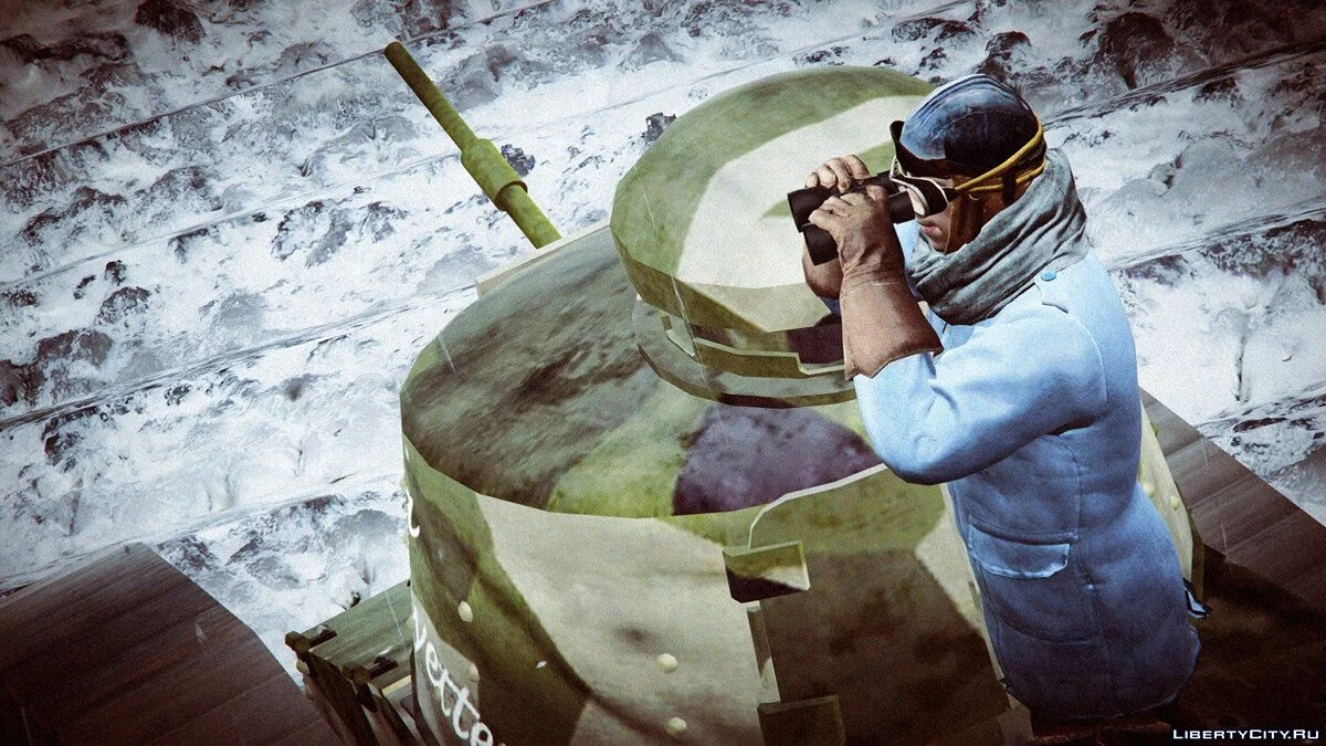 FT 17 Tank Camouflage retexture Insigna + Tankist 1.0 / GTA 5