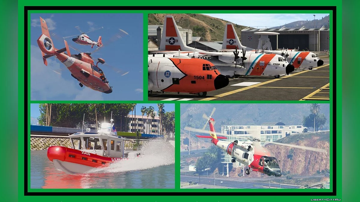 U.S.COAST GUARD Pack [Add-On / Working Guns] 3.0 / GTA 5