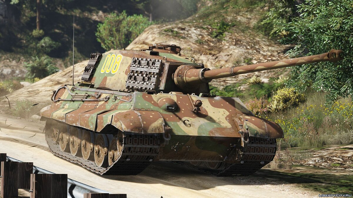 Скачать Pz.Kpfw. VI Tiger II Ausf. B (H) (Add-On) 1.0 для GTA 5