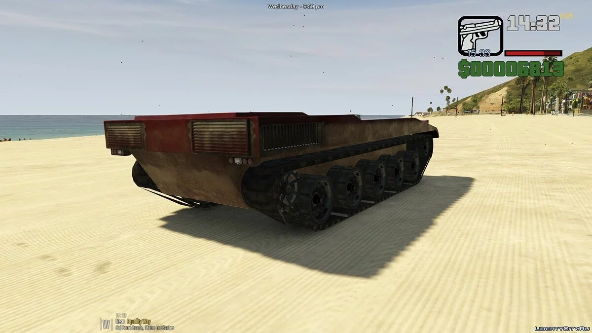 Civilian Rhino [Add-On] 1.0 / GTA 5
