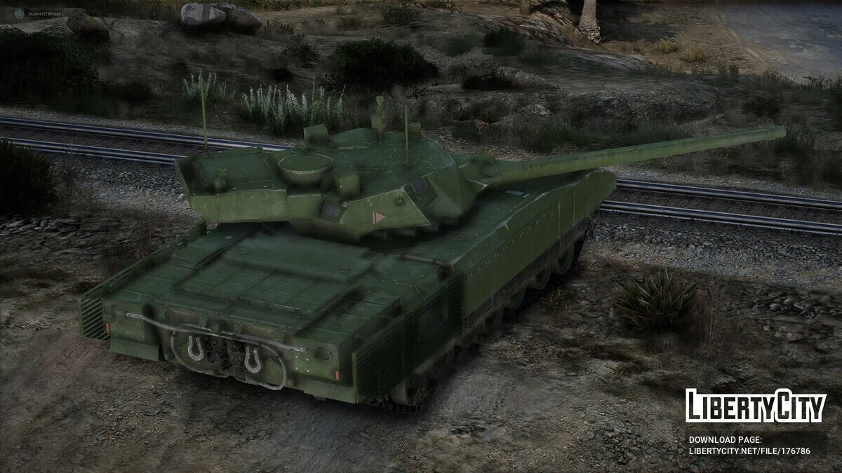 Скачать T-14 Armata [Add-On | Tuning] 1.0 для GTA 5