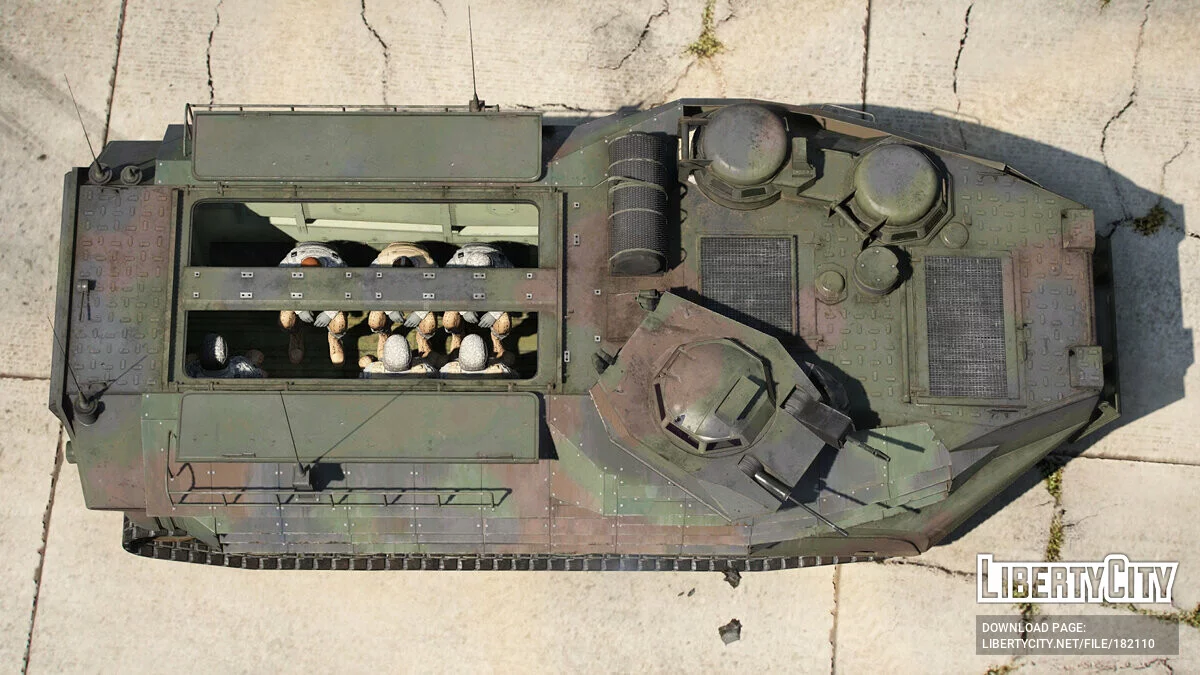 AAV-7A1 Amtrac Amphibious Assault Vehicle [Add-On] 1.0 / GTA 5
