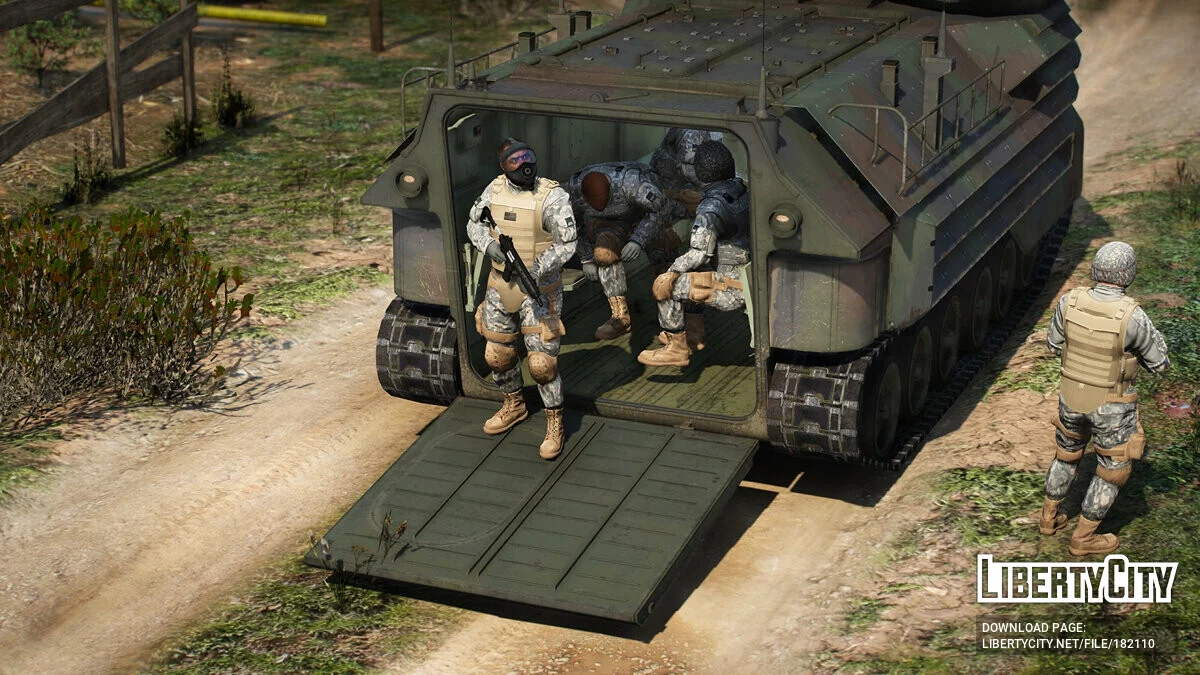 AAV-7A1 Amtrac Amphibious Assault Vehicle [Add-On] 1.0 / GTA 5