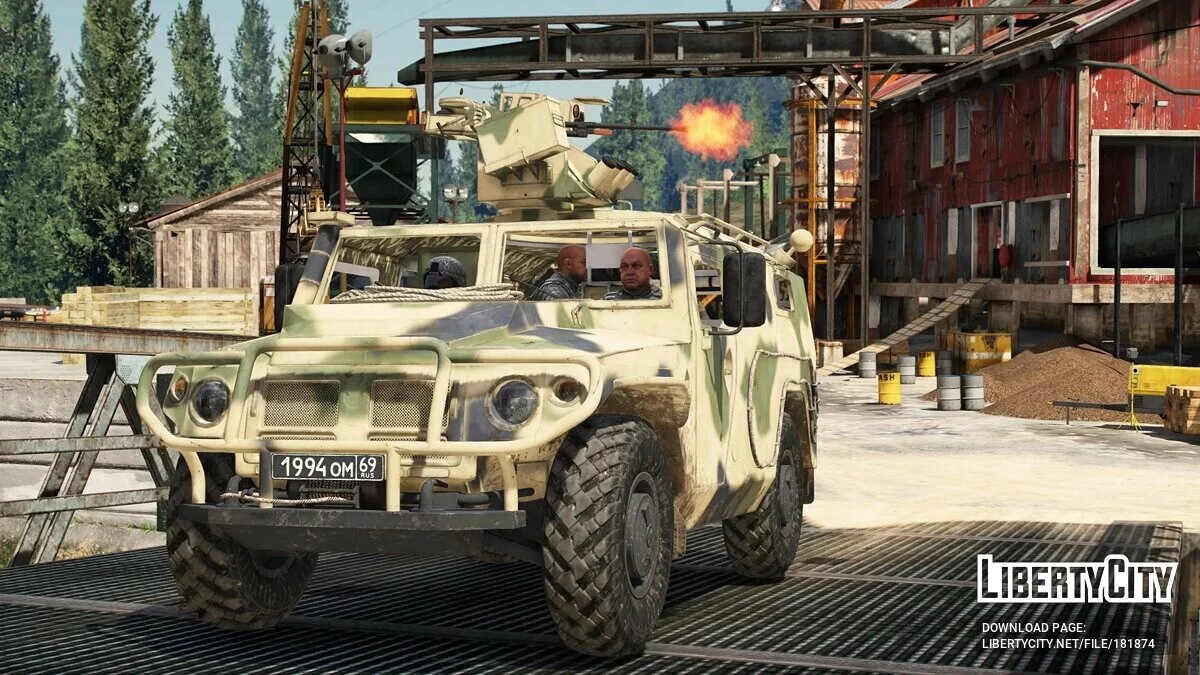 GAZ-2975 Tigr [Add-On] 1.0 / GTA 5