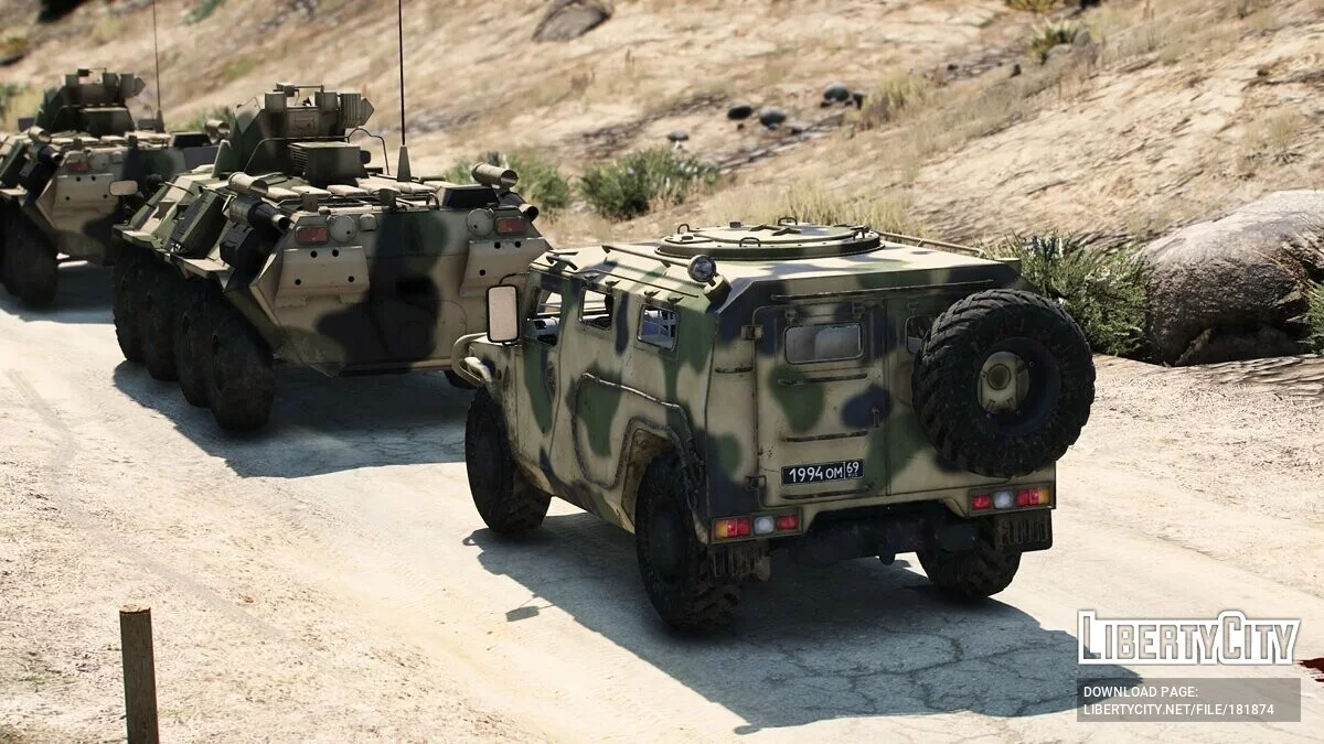 GAZ-2975 Tigr [Add-On] 1.0 / GTA 5