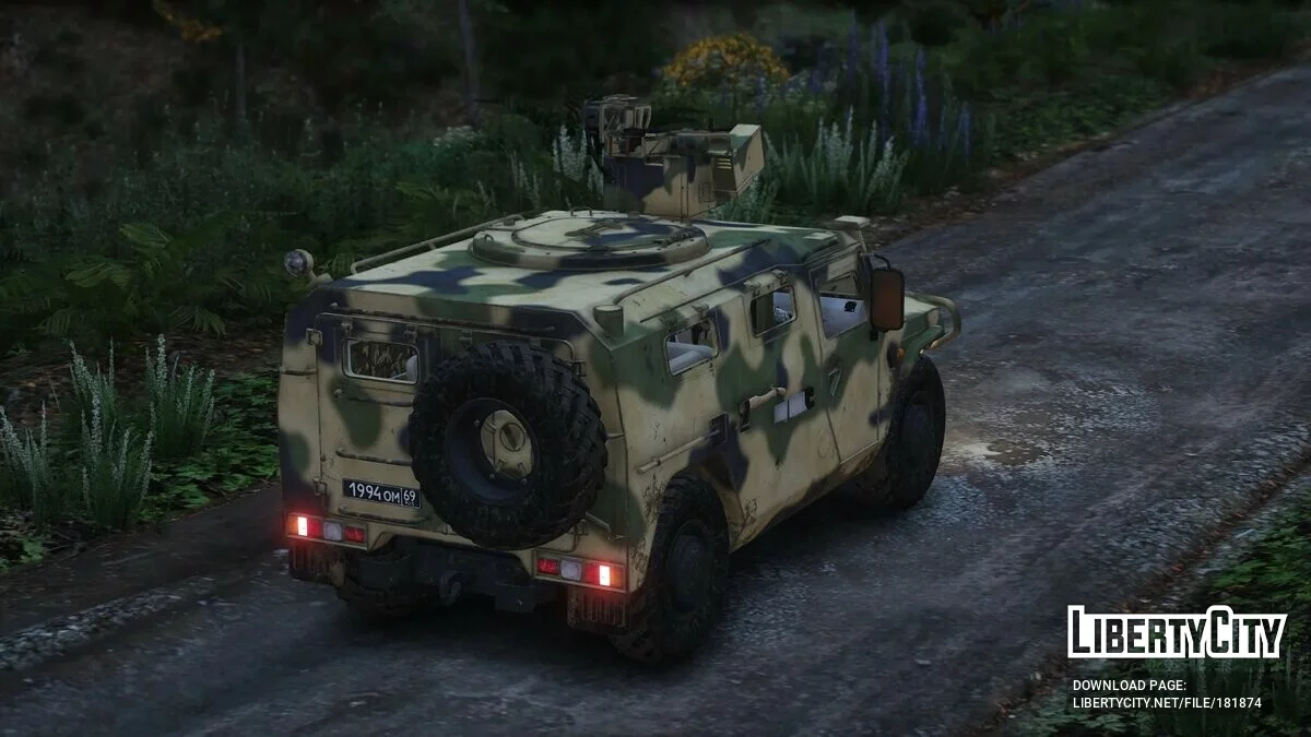 GAZ-2975 Tigr [Add-On] 1.0 / GTA 5