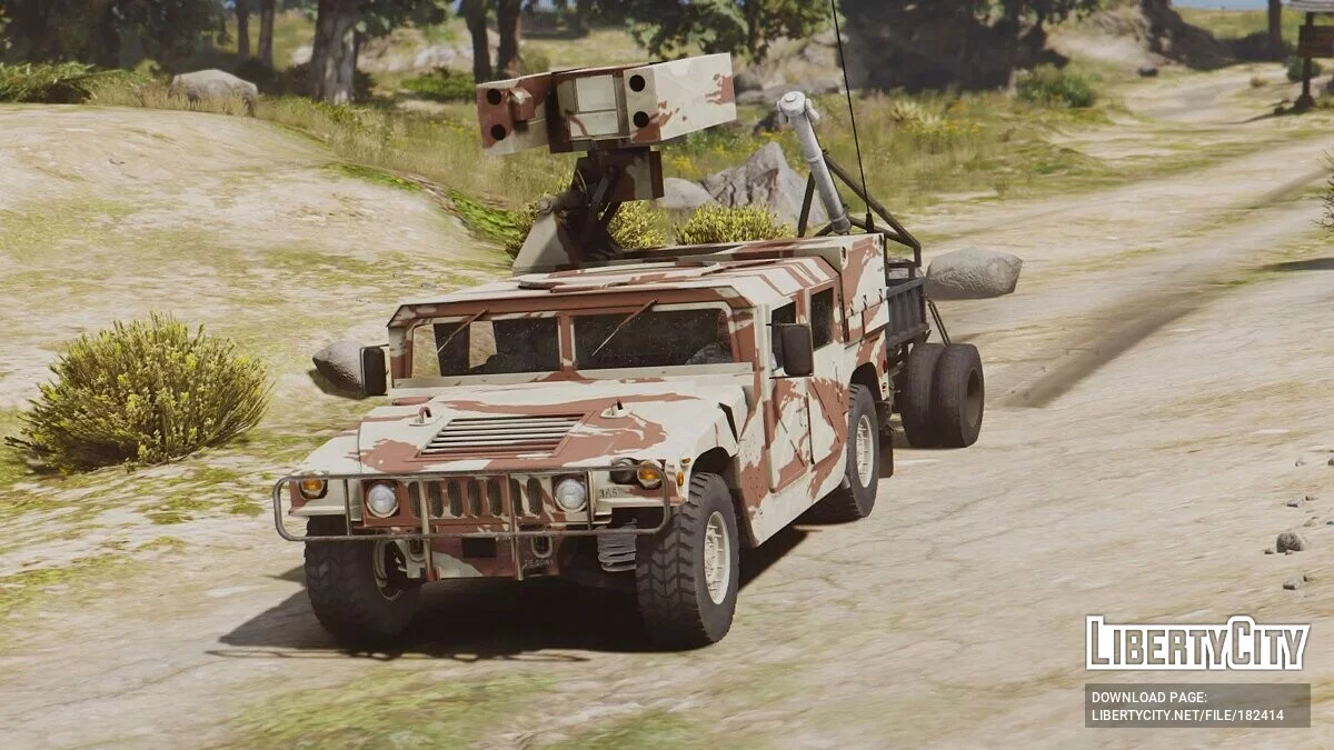 HMMWV ASRAD (Anti-Air) [Add-On] / GTA 5