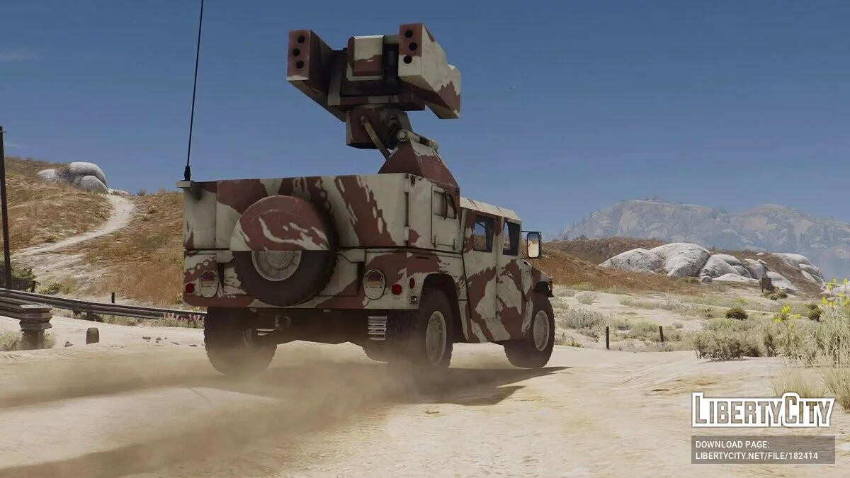 HMMWV ASRAD (Anti-Air) [Add-On] / GTA 5
