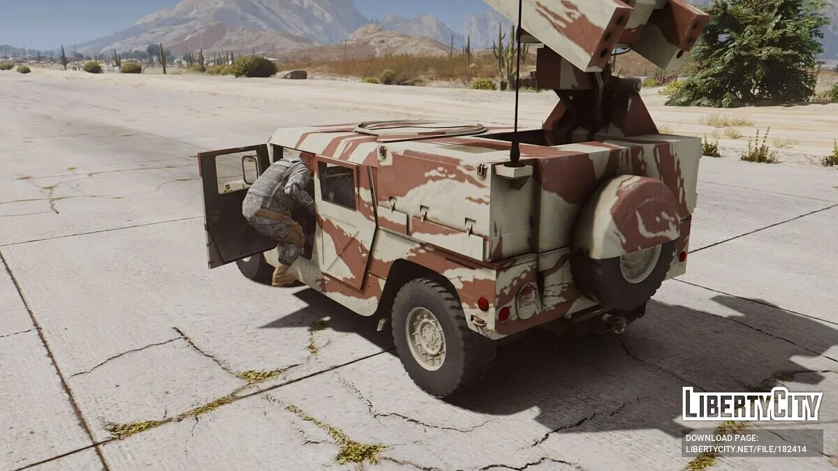 HMMWV ASRAD (Anti-Air) [Add-On] / GTA 5