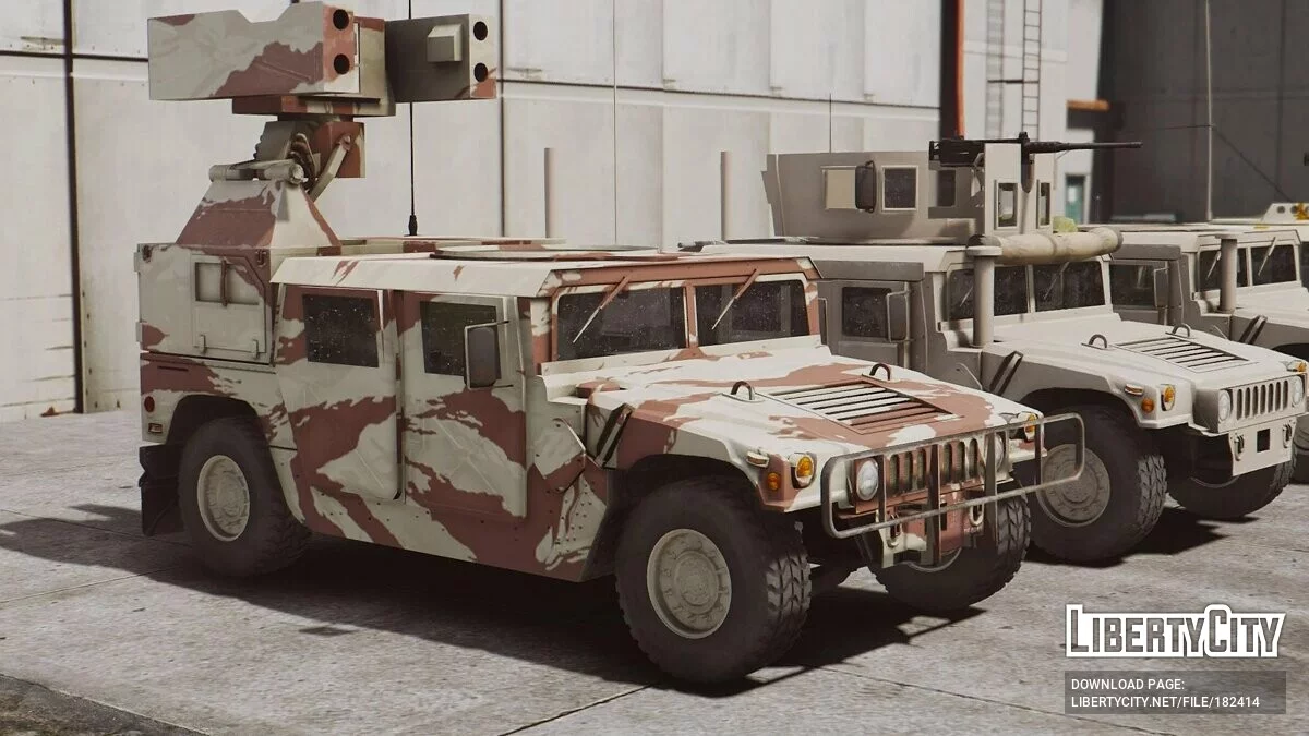 HMMWV ASRAD (Anti-Air) [Add-On] / GTA 5
