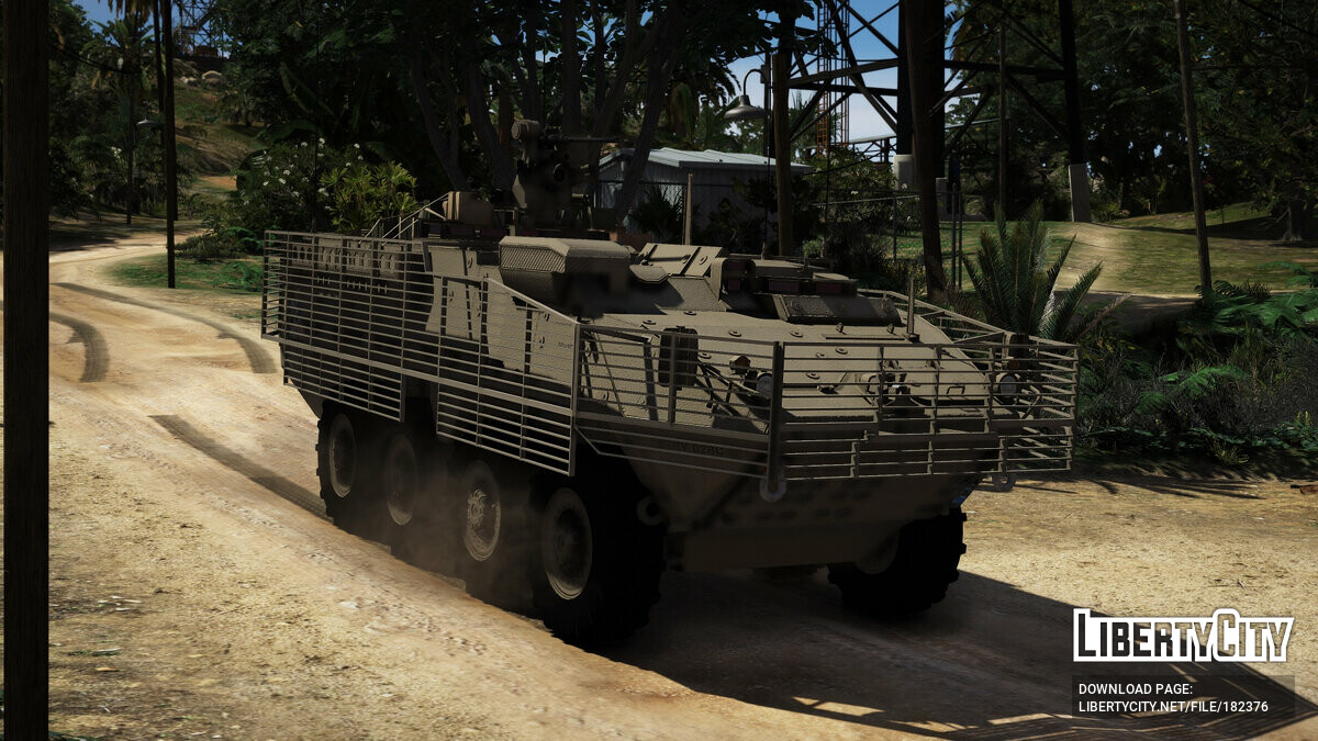 Скачать M1126 Stryker ICV [Add-On | Tuning | LODs] 1.0 для GTA 5