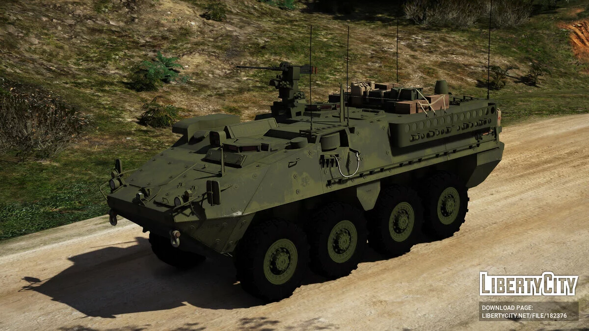 M1126 Stryker ICV [Add-On | Tuning | LODs] 1.0 / GTA 5