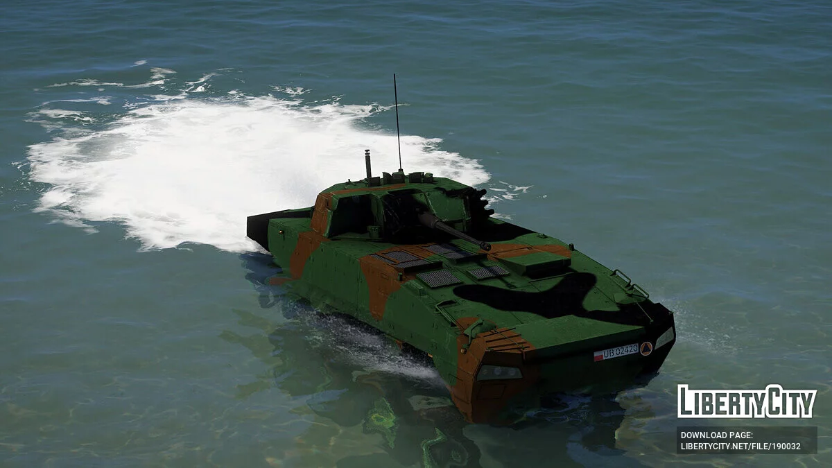 KTO Rosomak Polish Army [LODs | Add-On] 1.0 / GTA 5