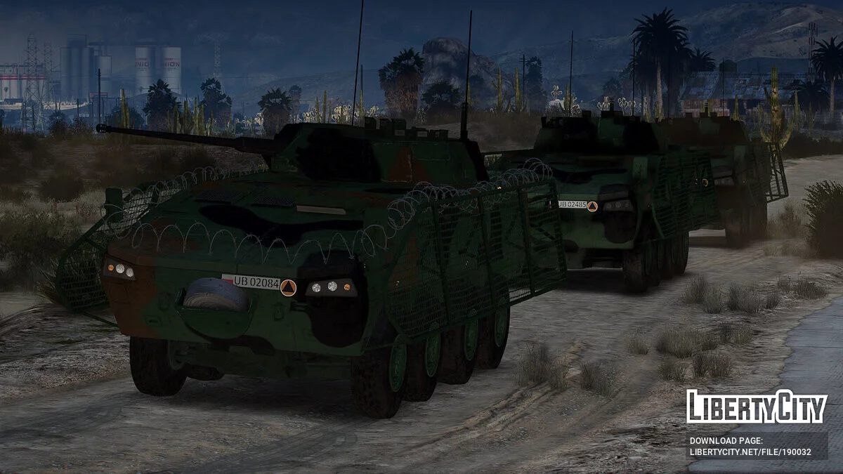 KTO Rosomak Polish Army [LODs | Add-On] 1.0 / GTA 5